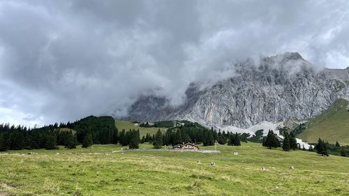 Panoramic view of landscape against sky