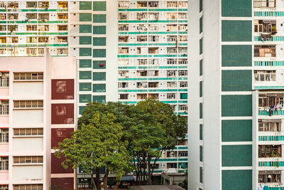 Full frame shot of residential building