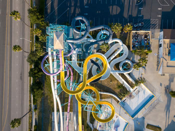 Bicycle parked in front of building