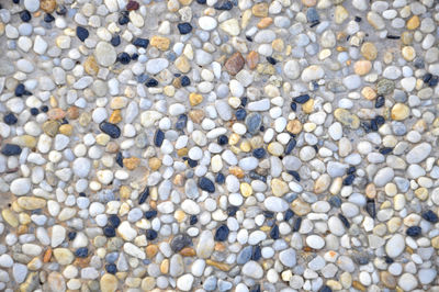 Full frame shot of pebbles