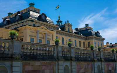 The grand drottningholm palace in stockholm sweden