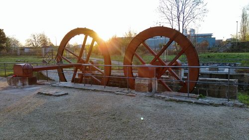 Built structure in sunlight