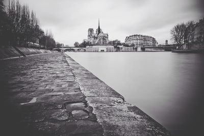 River with buildings in background