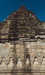 Low angle view of old building