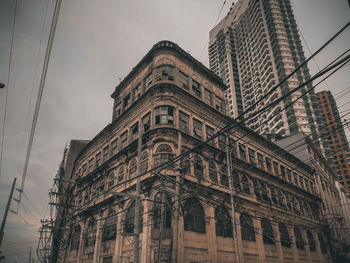Low angle view of building against sky