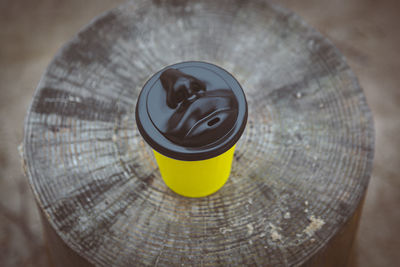 Close-up of coffee cup