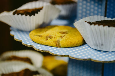 Close-up of cupcakes