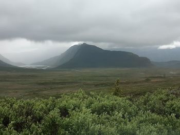 Scenic view of landscape against sky