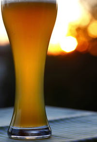 Close-up of drink on table