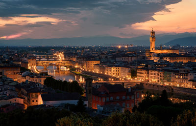 Piazzale michelangelo at sunset