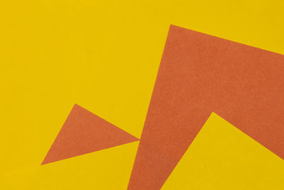 Close-up of yellow paper