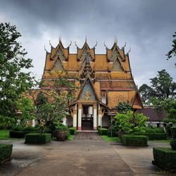 View of temple against sky