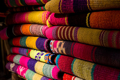 Full frame shot of multi colored pencils