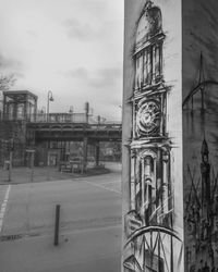 Built structure against sky in city