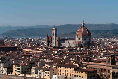 Above the roofs of florence