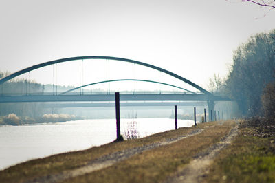 Scenic view of bridge against sky