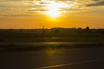 Landscape at sunset