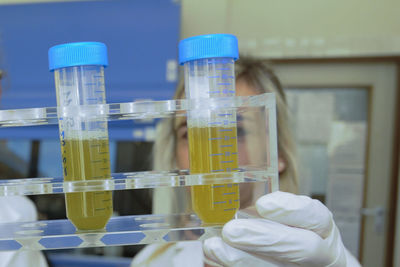 Samples for scientific examination and analysis in a hygiene laboratory