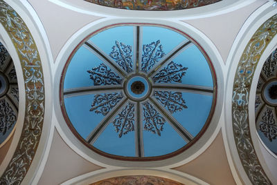 Interior of the dome of the cathedral of salta argentina