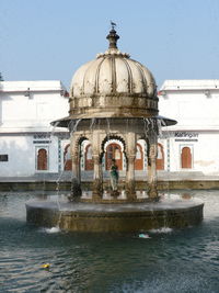 Fountain in sahelion ki bari gardens laid out by sangram singh 18th century, udaipur, india 2019