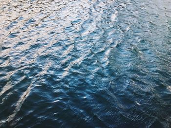 Full frame shot of rippled water