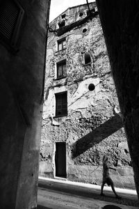 Low angle view of old building