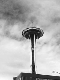 Low angle view of space needle