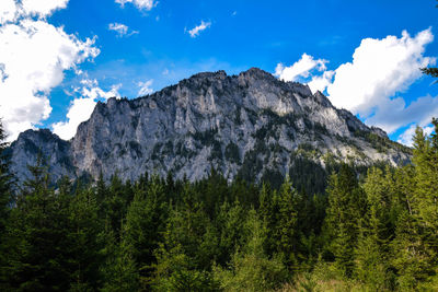 Scenic view of mountains against clear sky