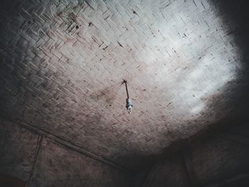 High angle view of wall
