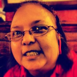 Portrait of young woman