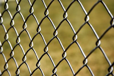 Close-up of chainlink fence