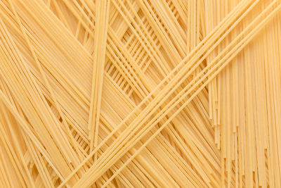 Full frame shot of spaghetti pasta 