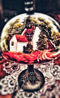 Close-up of christmas decoration
