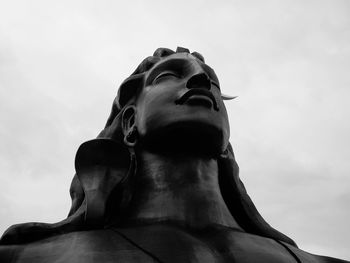 Low angle view of statue