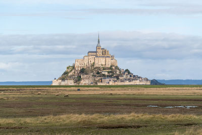 View of the mont saint-michel, france