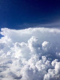 Low angle view of cloudy sky