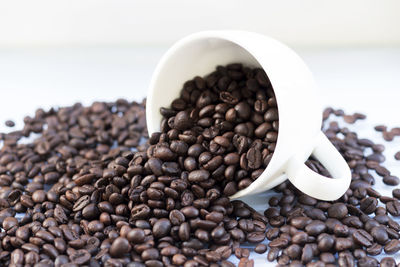 Close-up of coffee beans