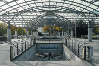 Interior of railroad station