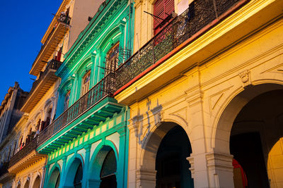 Low angle view of historical building against sky