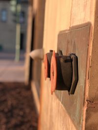 Close-up of old weathered wall