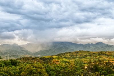 Scenic view of landscape against sky