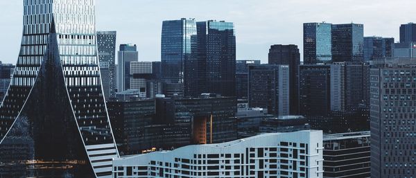 Skyscrapers in city