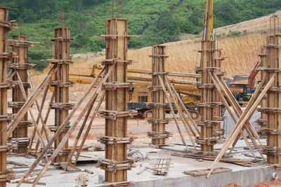 View of construction site