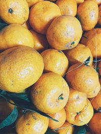 Full frame shot of fruits for sale at market stall