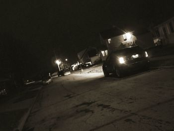 Cars at night