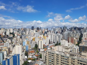 Aerial view of city