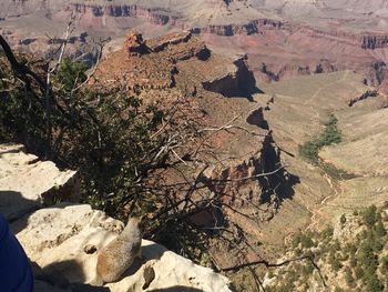 High angle view of landscape