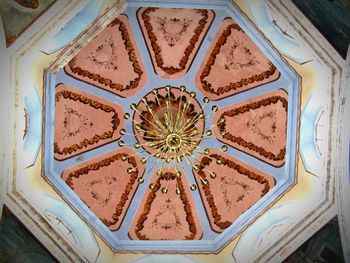 Low angle view of floral pattern