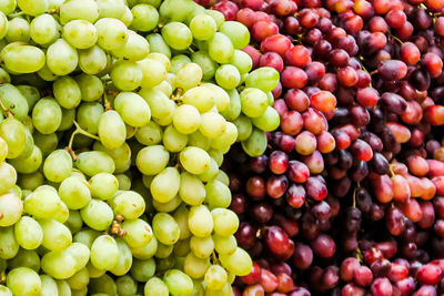 Full frame shot of fruits for sale at market stall