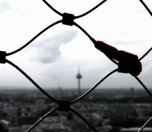 Close-up of chainlink fence